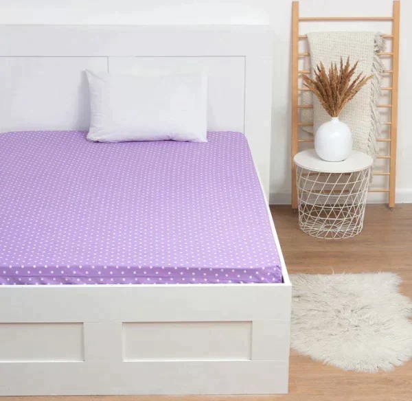 Простыня на резинке Этель 160х200х25 см, Purple style