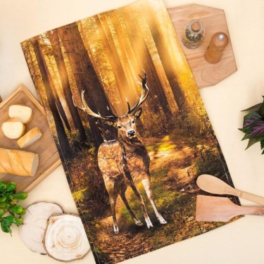 Полотенце «Этель: Лес», 40 × 67 см, хлопок 100 %, саржа, 190 г/м²