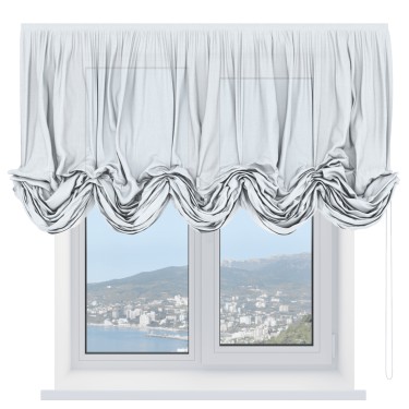 Австрийская штора «Cortin», лён шампань