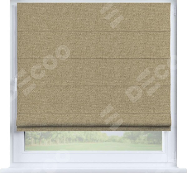 Римская штора «Кортин» на створку, стиф димаут бежевый