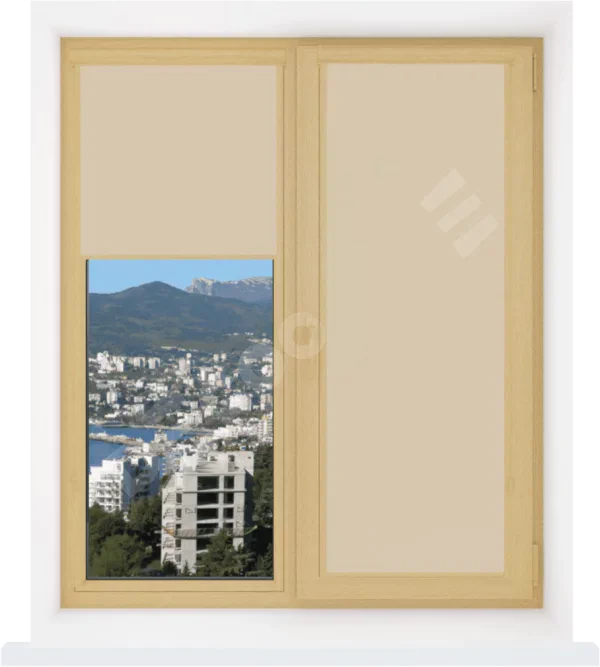 Рулонная штора Уни 2 Триумф ВО 07 абрикос