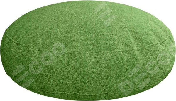 Подушка круглая Cortin вельвет салатовый
