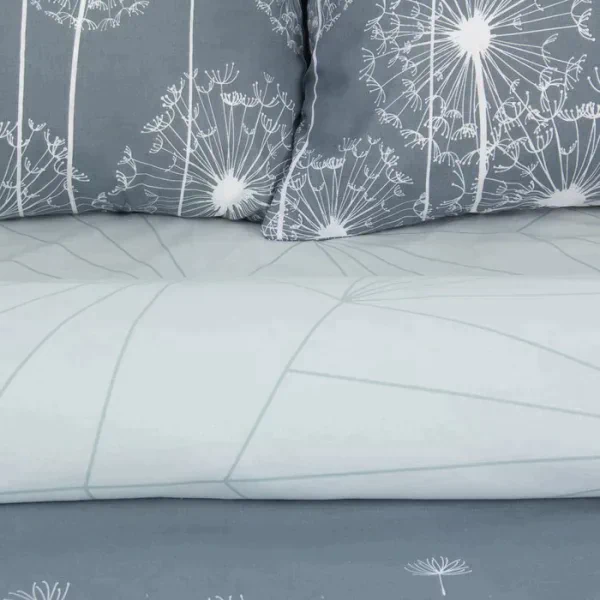 Постельное бельё "Этель" 1.5 сп Одуванчики (вид 2) 143*215 см, 150*214 см, 70*70 см - 2 шт
