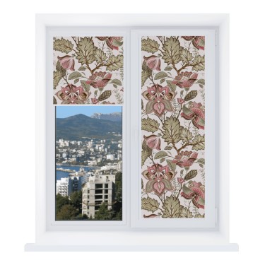 Рулонная штора Уни 2 с принтом Старинные цветы