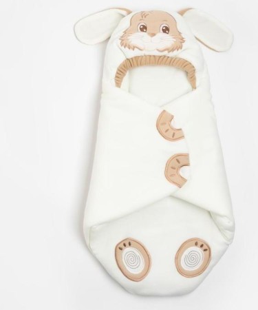 Конверт-кокон «Зайчик», цвет экрю
