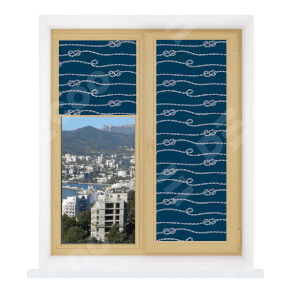 Рулонная штора Уни 2 с принтом Морской узел