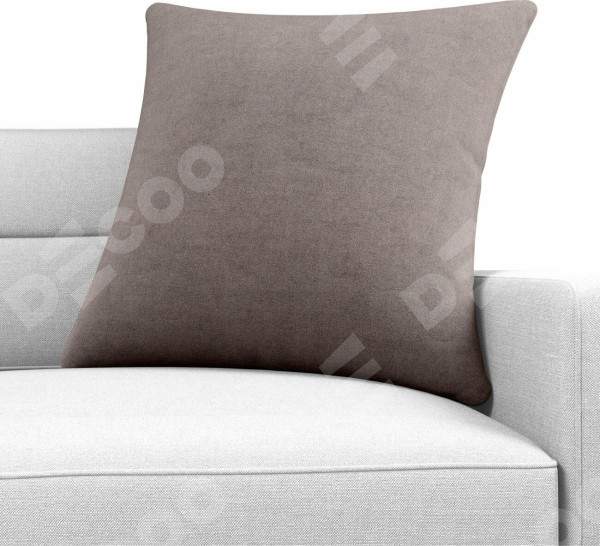 Подушка декоративная Cortin, вельвет тёмно-бежевый, 40х40 см