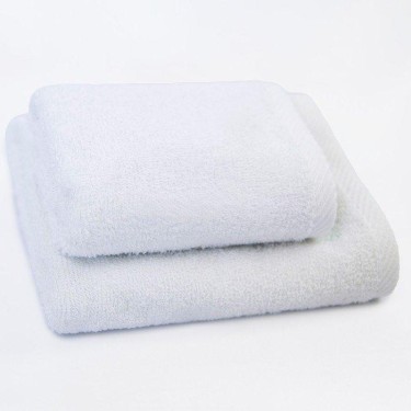 Полотенце махровое 70х140см, белый, 400г/м², 100% хлопок