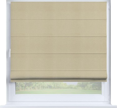Римская штора «Кортин» на створку, ткань блэкаут однотонный, милано латте