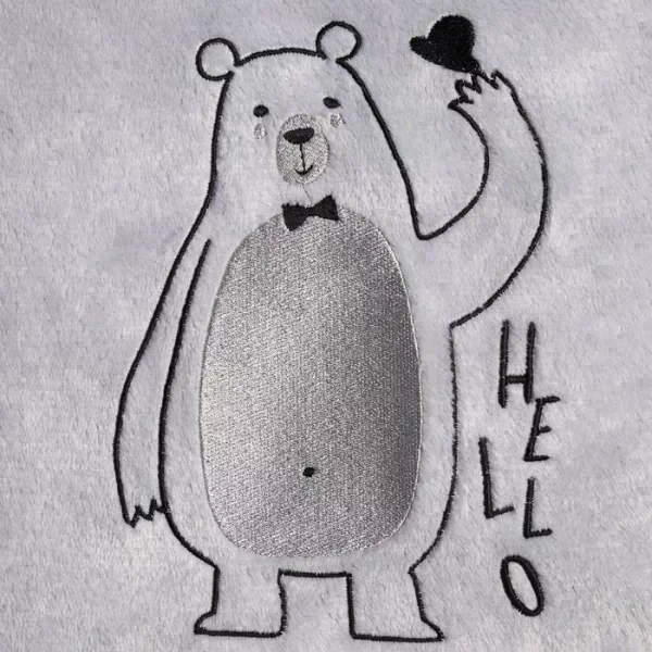 Плед Крошка Я Hello, 90х100 см, велсофт