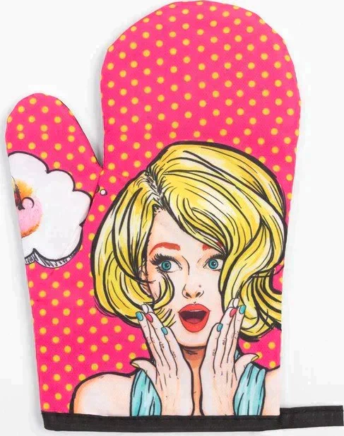 Кухонный набор (2 предмета) Этель LoveLife «Мечтательница», прихватка 17х17 см, варежка 26х16 см, 100% п/э