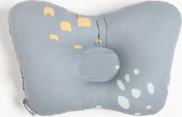 Подушка анатомическая Крошка Я Light gray, 26х22 см, 100% хлопок