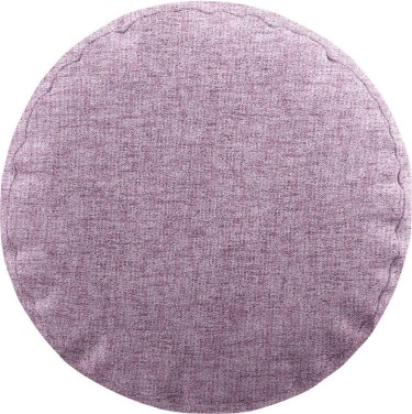 Подушка круглая «Кортин» рогожка димаут розовый