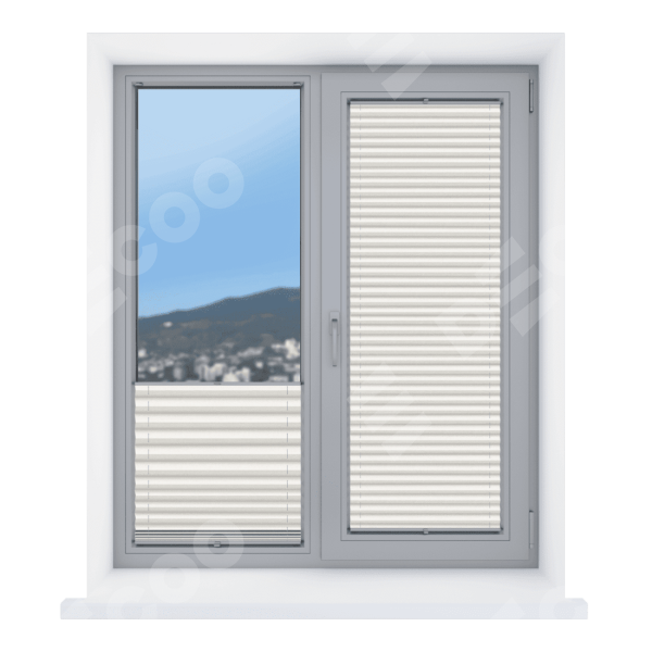 Штора плиссе Жемчуг белый