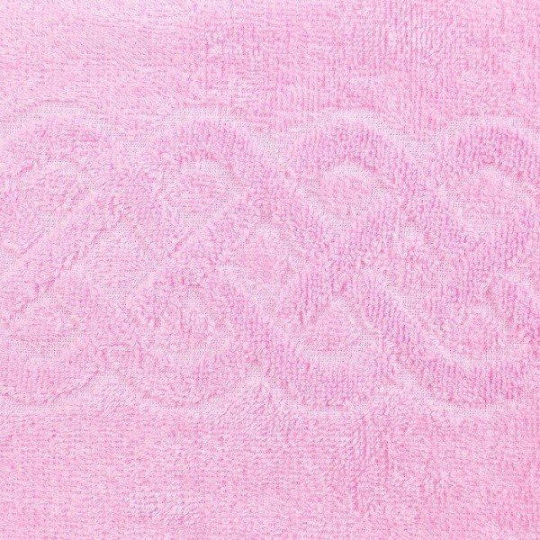 Полотенце махровое «Plait» цвет розовый, 30х70