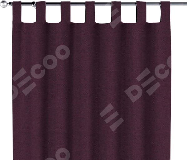 Комплект штор на петлях лён димаут фиолетовый