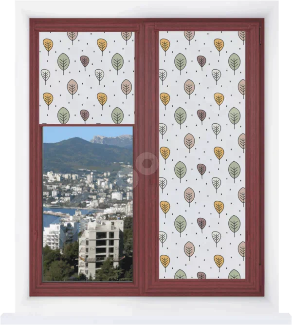 Рулонная штора Уни 2 с принтом Простые деревья