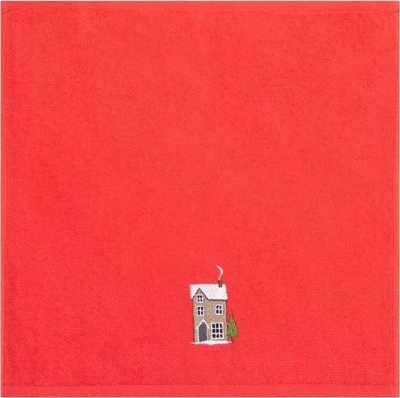 Набор полотенец "Время снежинок" 30х30 см-3шт, 100% хлопок 340 г/м2