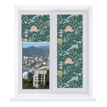 Рулонная штора Уни 2 с принтом Удивительный дино