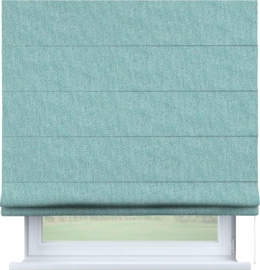 Римская штора для проема, лён димаут, бирюзовый