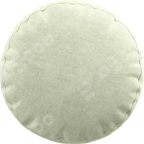 Подушка круглая Cortin вельвет молочный