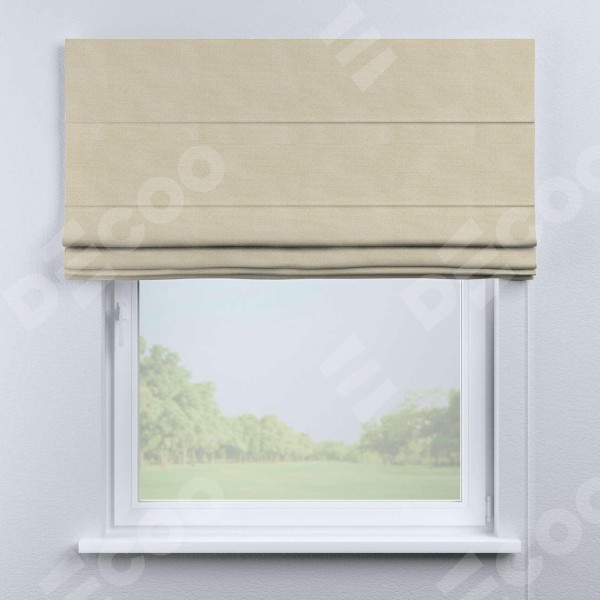 Римская штора «Кортин» для проема, ткань лён димаут, бежевый