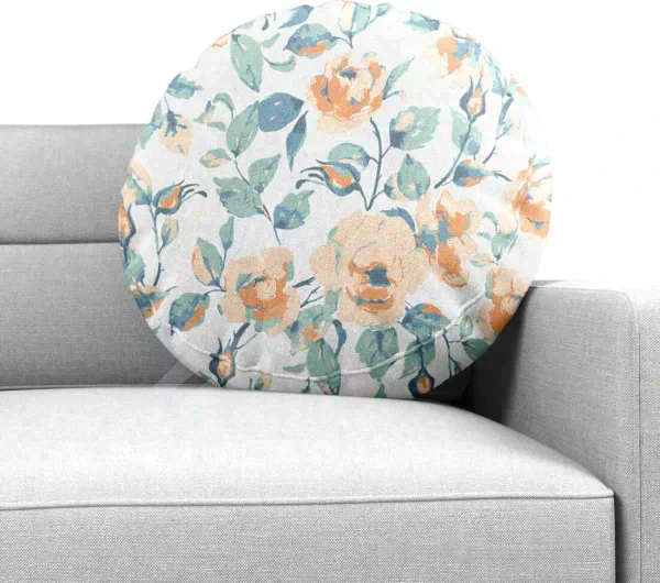 Подушка круглая Cortin «Винтажные розы»