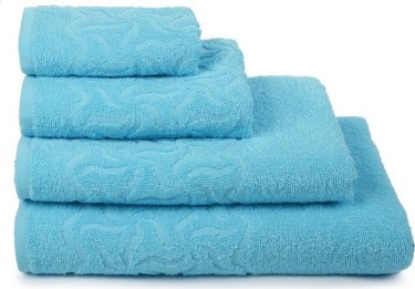 Полотенце махровое «Радуга» 50х90 см, цвет бирюза, 305г/м2