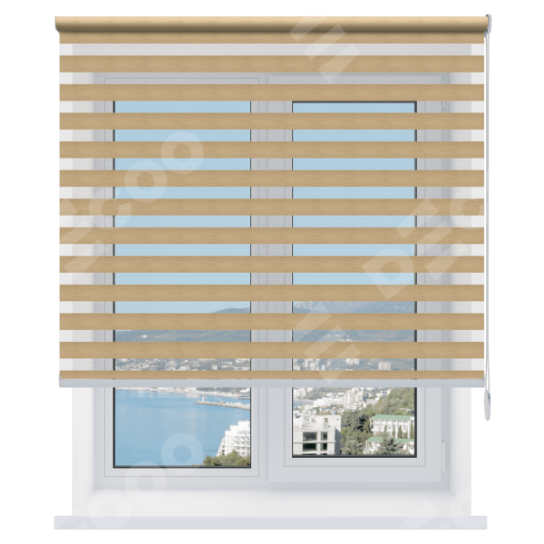 Рулонная штора День-ночь Lavander бежевый