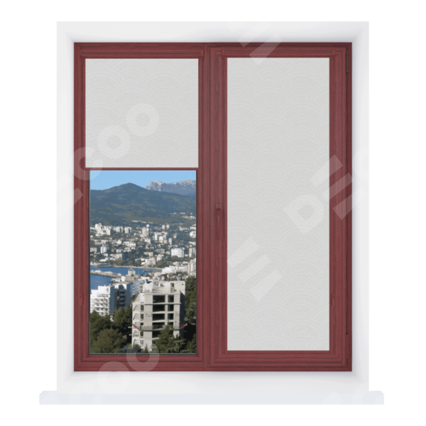 Рулонная штора Уни 2 Павлин белый 01