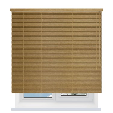 Деревянные жалюзи 25 мм. натуральный