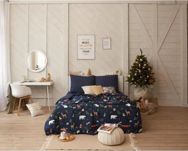 Постельное белье "Этель" Дуэт Winter animals 143*215 см - 2 шт, 240*220 см, 70*70 см - 2 шт