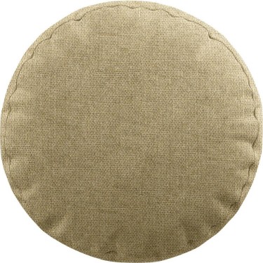 Подушка круглая «Кортин» лён димаут песочный