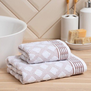 Полотенце махровое Love Life "Fantasy" 30х60 см, коричневый, 100% хл, 400 гр/м2