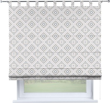 Римская штора на петлях «Техно серый»