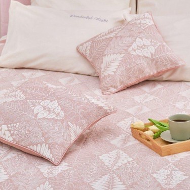 Наволочка Этель "Лес" цв.бежевый 40*40 см, 100% хлопок