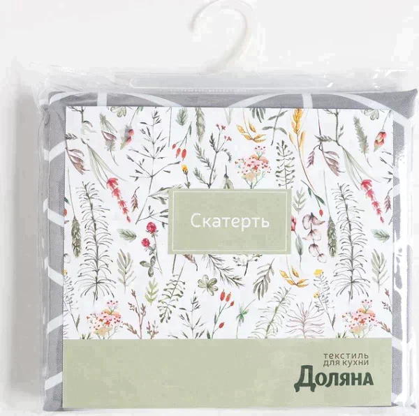 Скатерть Доляна Hexagon 145х180 см, 100% п/э
