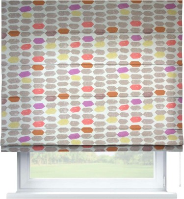 Римская штора «Кортин» для проёма, ткань «Абстерго»